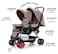 Teknum Double Baby Stroller - Khaki