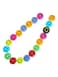 Acrylic Smiley Face Beads, Colorful Round for DIY Jewelry Making, Bracelet Earring Necklace DIY Craft Supplies Hair Accessories (10mm, 250 Pack )