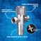 Wall Mounted Angle Valve/Diverter for Mixer Tap, Wall Connection 1/2 Inch with Single Lever, 1/2 Inch Outflow, Chrome