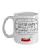 muGGyz Instant Mom Just Add Coffee Printed Coffee Mug White