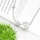 Aiwanto Necklace Silver Neck Chain Thin Chain Necklace Daily Wear Necklace