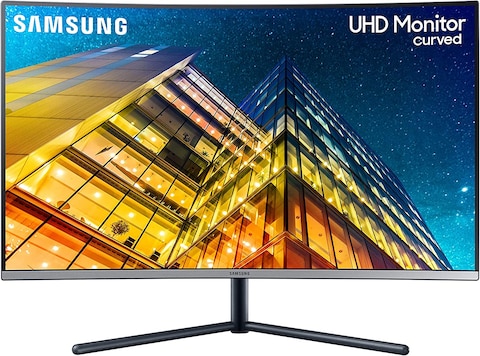 Samsung U32R590 32 Inch Curved UHD 4K Monitor - Ultra HD 3840X2160 HDMI, Displayport, Dark Grey