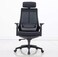 Karnak Office Chair Ergonomic Desk Office Chair With Footrest, Mesh Design High Back Computer Chair, Adjustable Headrest And Lumbar Support, Black