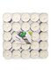 Samar 50-Piece Tea Light Scented Candle White 18.5Centimeter