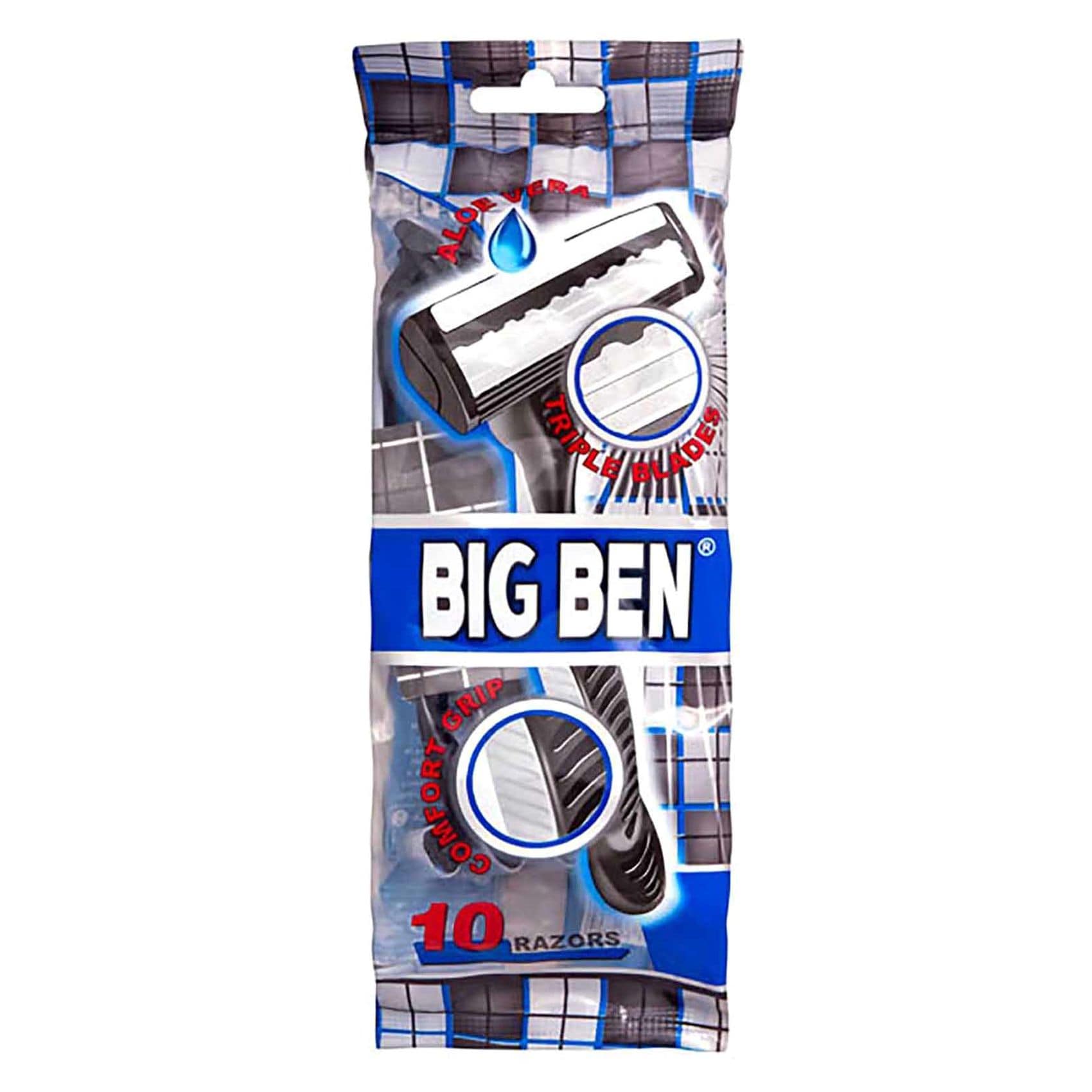 Buy Lord Big Ben Disposable Razors with Triple Blades and Lubrastrip ...