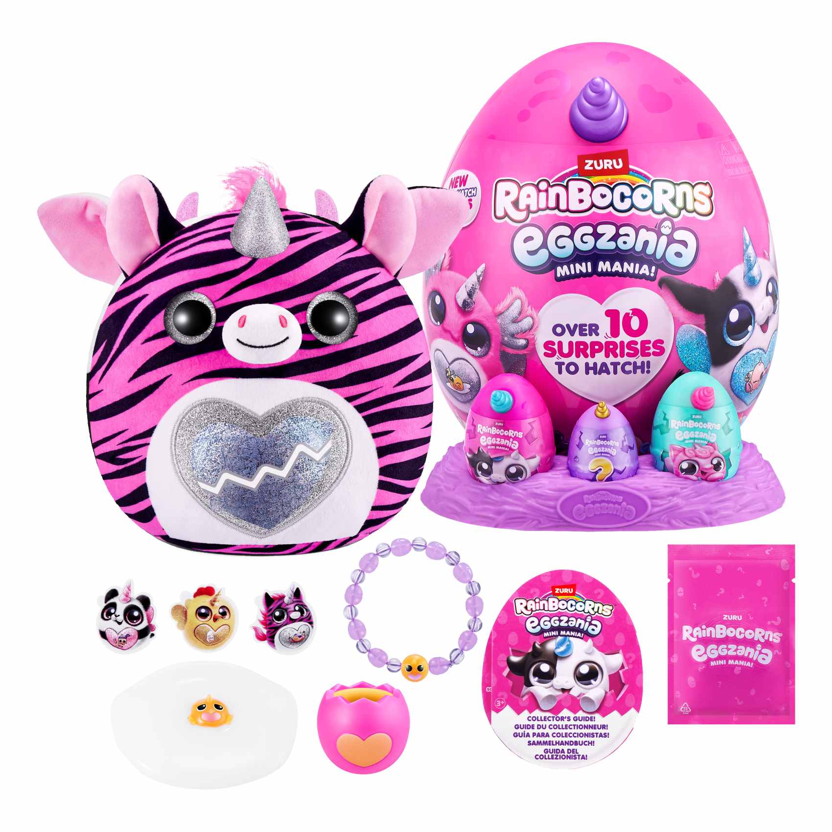 Buy Zuru Rainbocorns Eggzania Mini Mania Plush Surprise Playset