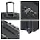 Eminent 17-Inch Premium Pilot Case Trolley With Multi Compartments And RFID Pockets, V324A-17, Black