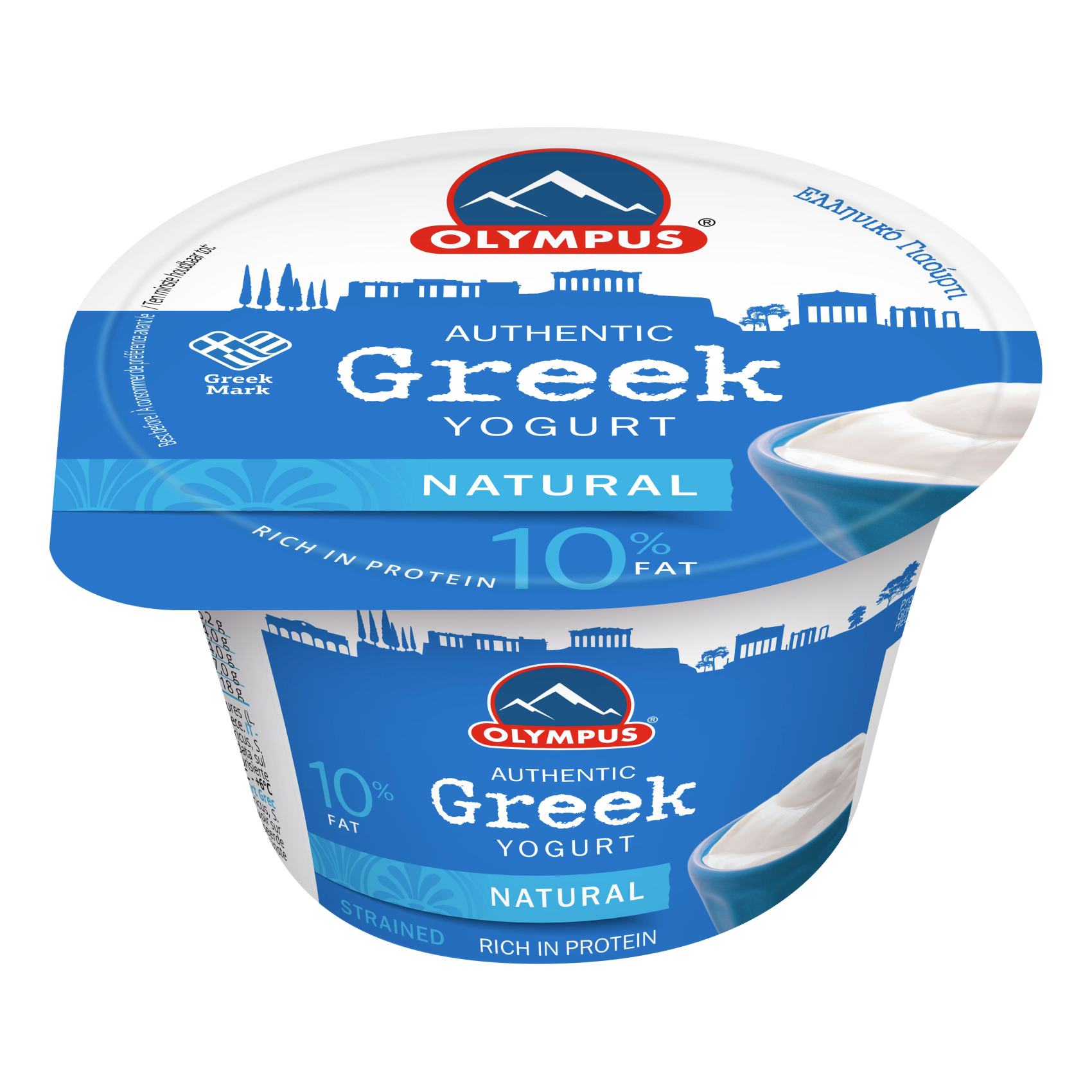 Olympus Authentic Natural 10% Fat Greek Yoghurt 150g