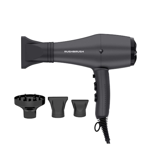 Rush Brush D3K Hair Dryer - 3000 Watt - Black
