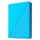 WD My Passport Portable External Hard Disk Drive 4TB Blue