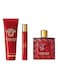 Versace Pack Of 3 Eros Flame Eau De Parfum (Eau De Parfum 100, Shower Gel 150, Eau De Parfum 10)ml