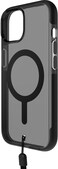BodyGuardz Ace Pro designed for iPhone 15 case cover with 18 feet Drop Protection compatible with MagSafe with Lanyard - Smoke/Black