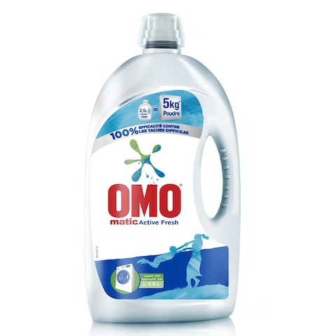 Omo Liquid Detergent Active Clean 2.5L