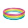 Intex Rainbow 3-Ring Swimming Pool Multicolour 86x86x25cm