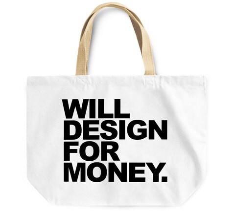 Loud Universe - Tote Bag Will Design for money By Loud Universe