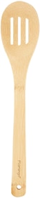 Flamingo Wooden Slotted Spoon, Brown, FL4255KT