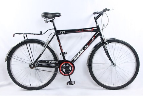26 Inch Two wheeler Single Speed Mountain Bike(Black)