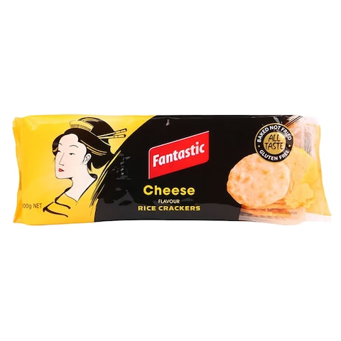 Fantastic Cheese Flavour Rice Crackers, 100g