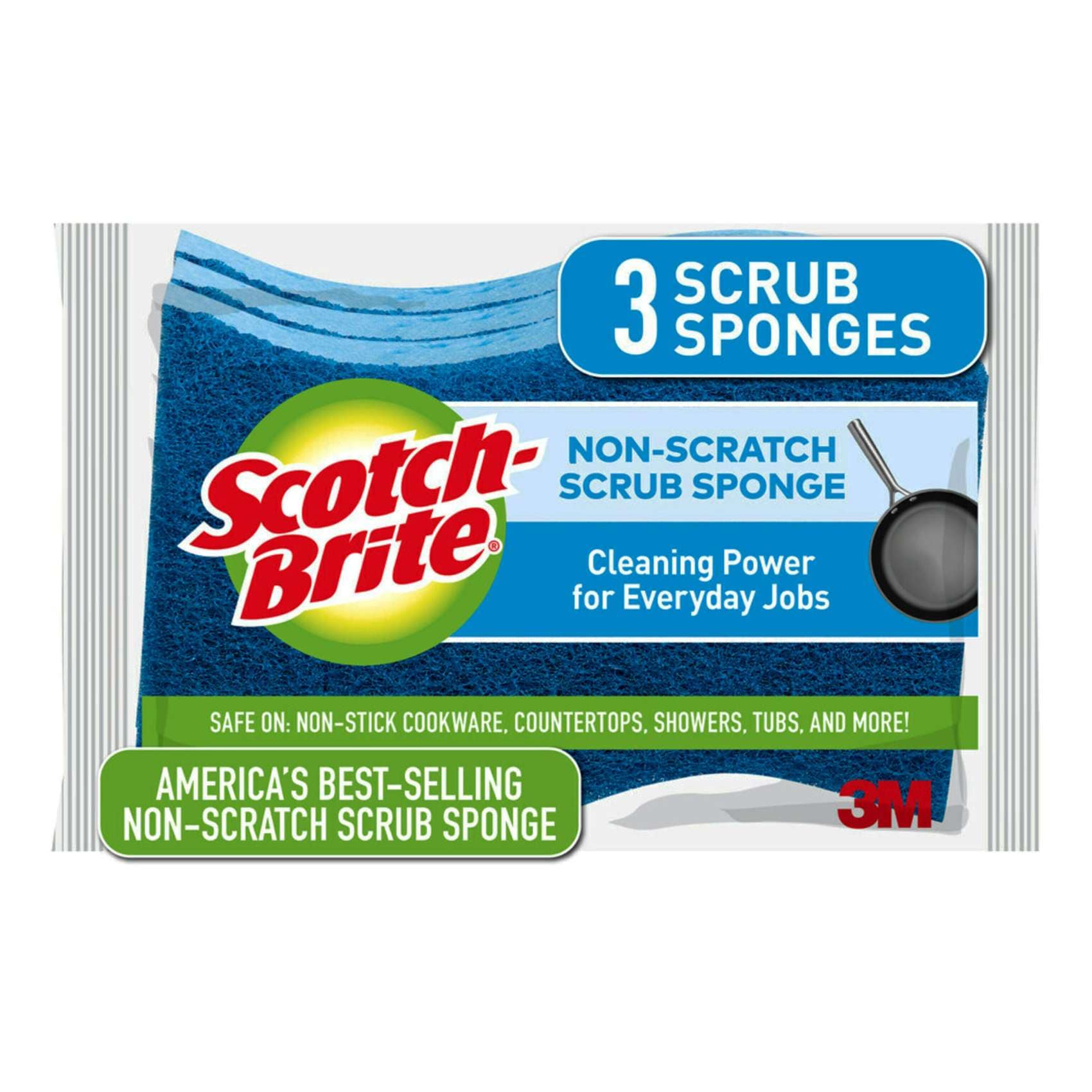 3M Scotch-Brite DUETTGN Scotch-Brite Lot de 5 chiffons de nettoyage en microfibre Vert
