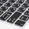 Ntech Arabic English Keyboard Cover For Macbook Pro 16" Inch (Model: A2141) 2019 And Macbook Pro 13 Inch 2020 (Model: A2289/A2251) US Layout Protector (Black)