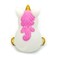 Unicorn Night Light White and Pink with Blinking Colorful Lights 13cm