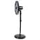 AFRA Electric Stand Fan, 60W, Adjustable Height, 5 Blades, Includes Remote Control, Black, G-Mark, ESMA, RoHS, And CB Certified, AF-1660BKR, 2 Years Warranty