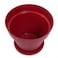 Capri Pot&amp;Saucer 18 CM Red