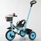 3-in-1 Toddler Tricycle with Push Handle, Safety Bar, and Storage &ndash; Lightweight, Convertible, Blue