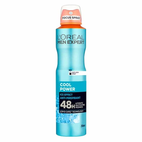 LOREAL M/E COOL POWER A/P SPRA250ML