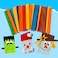 Generic 50Pcs Wooden Ice Cream Popsicle Sawtooth Sticks Diy Crafts Toy Party Supplies Inserts Handmade
