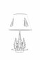 Avonni ML-9034-1E Antique Desk Lamp, Bedside Table Lamp, 9034-1E