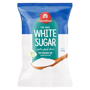 Carrefour Fine Grain White Sugar 2kg
