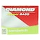 Diamond Zipper Sandwich Bag 50 Pieces