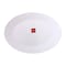 Cok Opal Oval Plate 32 CM Elba White