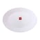 Cok Opal Oval Plate 32 CM Elba White
