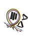 Generic 11-Piece Latex Resistance Bands Fitness Exercise Tube Rope Set 455G