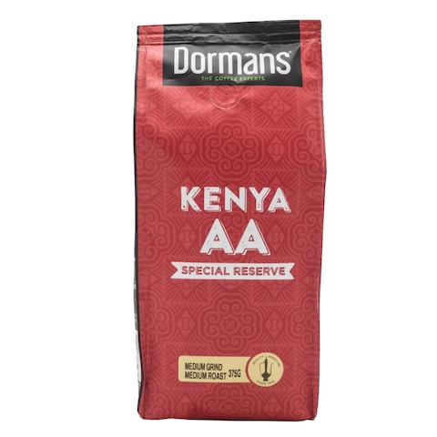 Dormans Medium Roast Medium Grind Kenya AA Coffee 375g