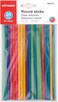 Motarro Round Wooden Sticks 20pcs Pack 2 set Multicolor( ME014C)