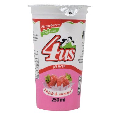 4Us Thick And Yummy Strawberry Yoghurt 250ml