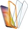 Spigen GLAStR Align Master designed for iPhone 14 PRO Screen Protector (2022) Premium Tempered Glass - Full Cover [2 PACK]