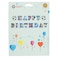Italo Happy Birthday Party Banner Blue
