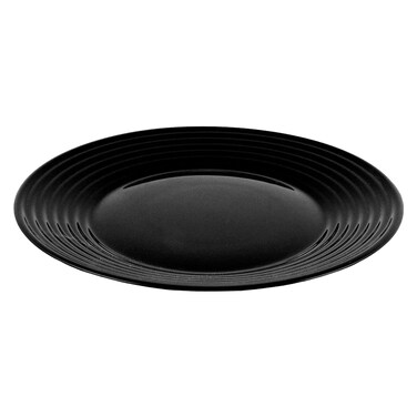 LUMINARC HARENA BLACK D/PLATE 27CM