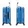 Eminent Hard Case Travel Bag Cabin Luggage Trolley Polycarbonate Lightweight Suitcase 4 Quiet Double Spinner Wheels With Tsa Lock KJ84 Bright Blue
