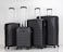 Set of 4 ABS Trolley Luggage With Number Lock 20,24,28,32 Inches