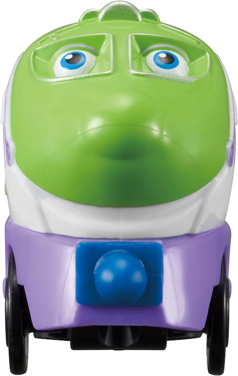 Look Alive Chuggers Single Pack   Koko   Toy Train with Surprise Motion Feature   Free-Rolling Wheels   3.75 Inch Scale   Ages 3 and Up, Purple and Green