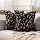 2 PCS Of Bronze Printed Throw Pillow With Extra Comfort And Modern Luxury Look