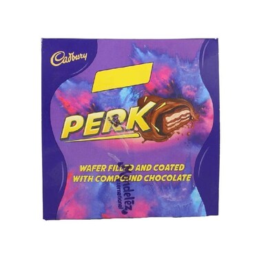 Cadbury Perk Wafer Filled And Coated With Compound Chocolate 8 gr (Pack of 24)