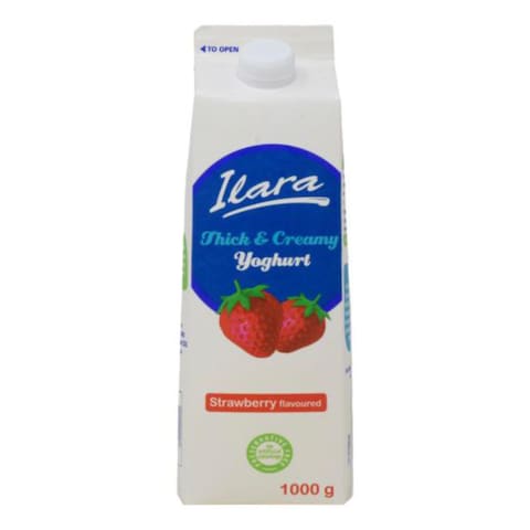 Ilara Thick And Creamy Strawberry Yoghurt 1L
