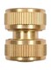 Brass Hose Mender Gold 19millimeter