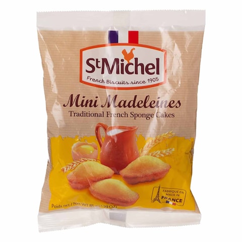 St Michel Mini Madeleines Traditional French Sponge Cakes 85GR